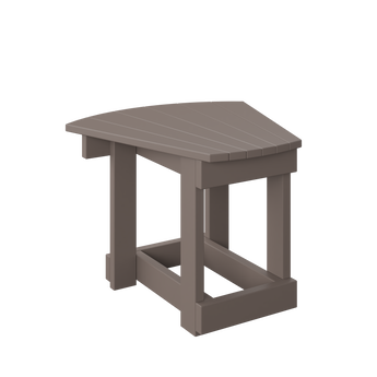Classic Wedge End Table