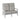 Coastal High Back Love Seat