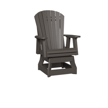 Adirondack style swivel dining chair 